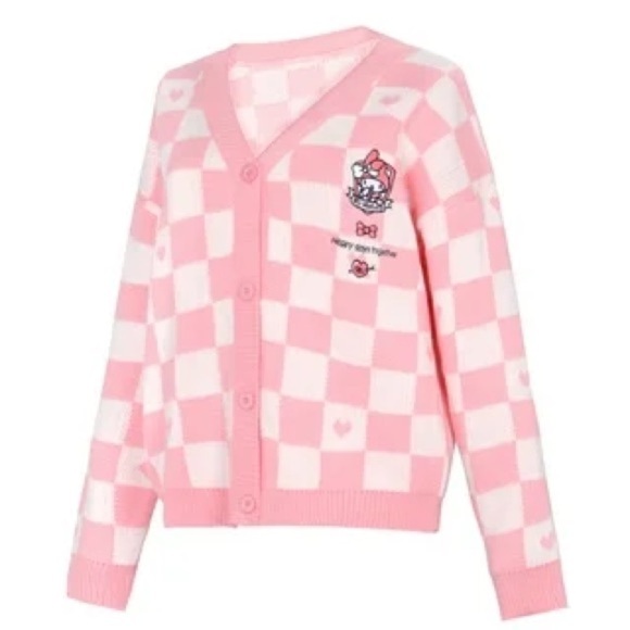 Sanrio Sweaters - My Melody Pink Cardigan S/M